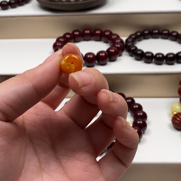 核桃手串/手链@***李猴头雕刻