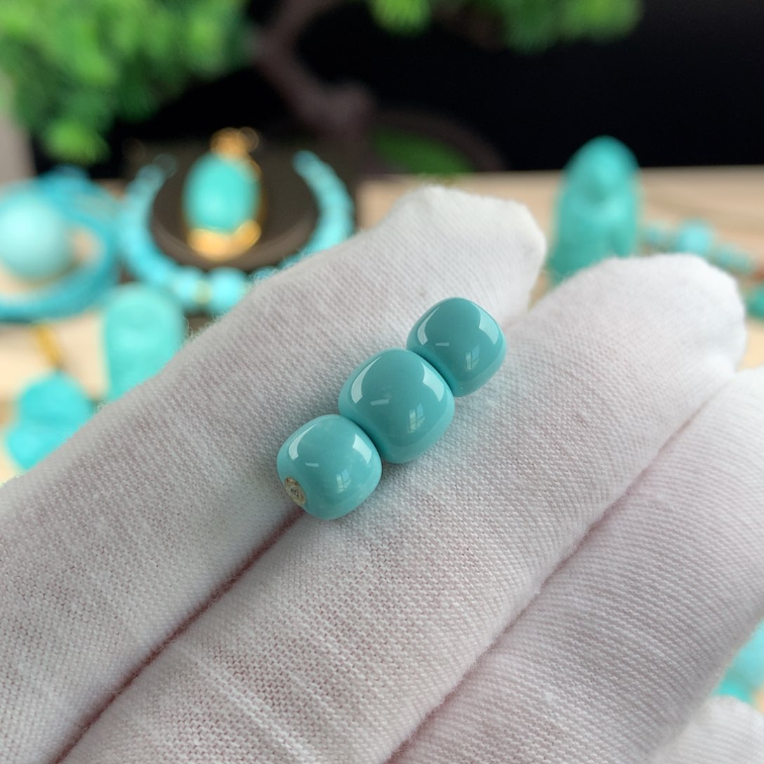 绿松石配珠卡8.8未镶嵌