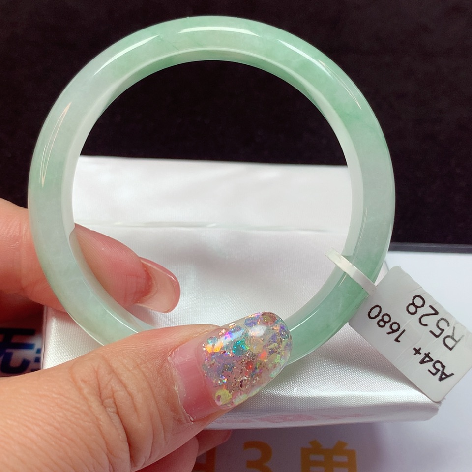 【闪购商品】翡翠手镯未镶嵌天然翡翠手镯54