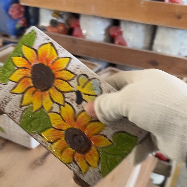 粗陶材质多肉花盆