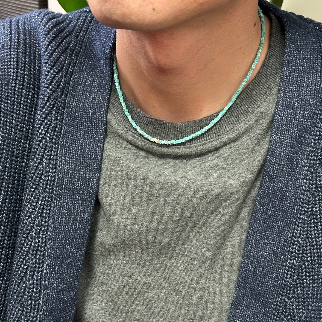 链子925银 0615 松驰海个性百搭时尚颈链（40+5）