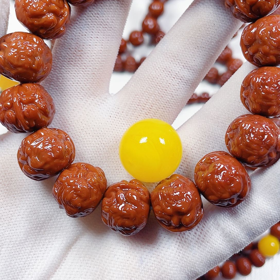 猴头核桃吊坠猴头