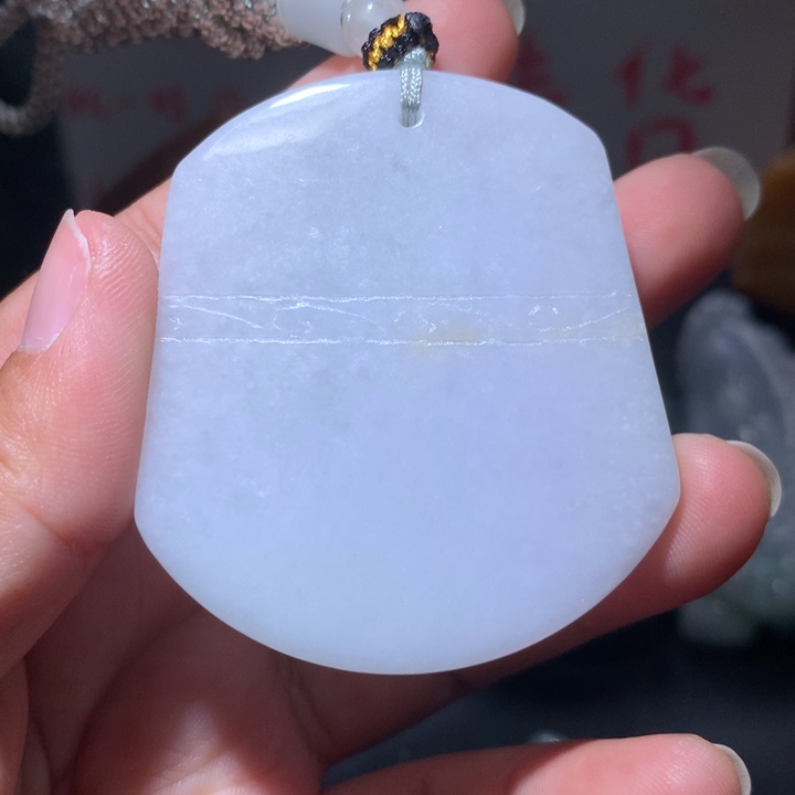 翡翠未镶嵌颈饰保真天然A货翡翠