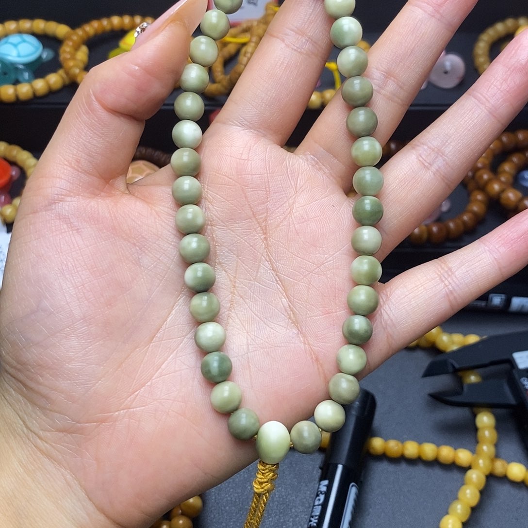 龙眼菩提吊坠?*业龙脊菩提阴皮料手持卡8