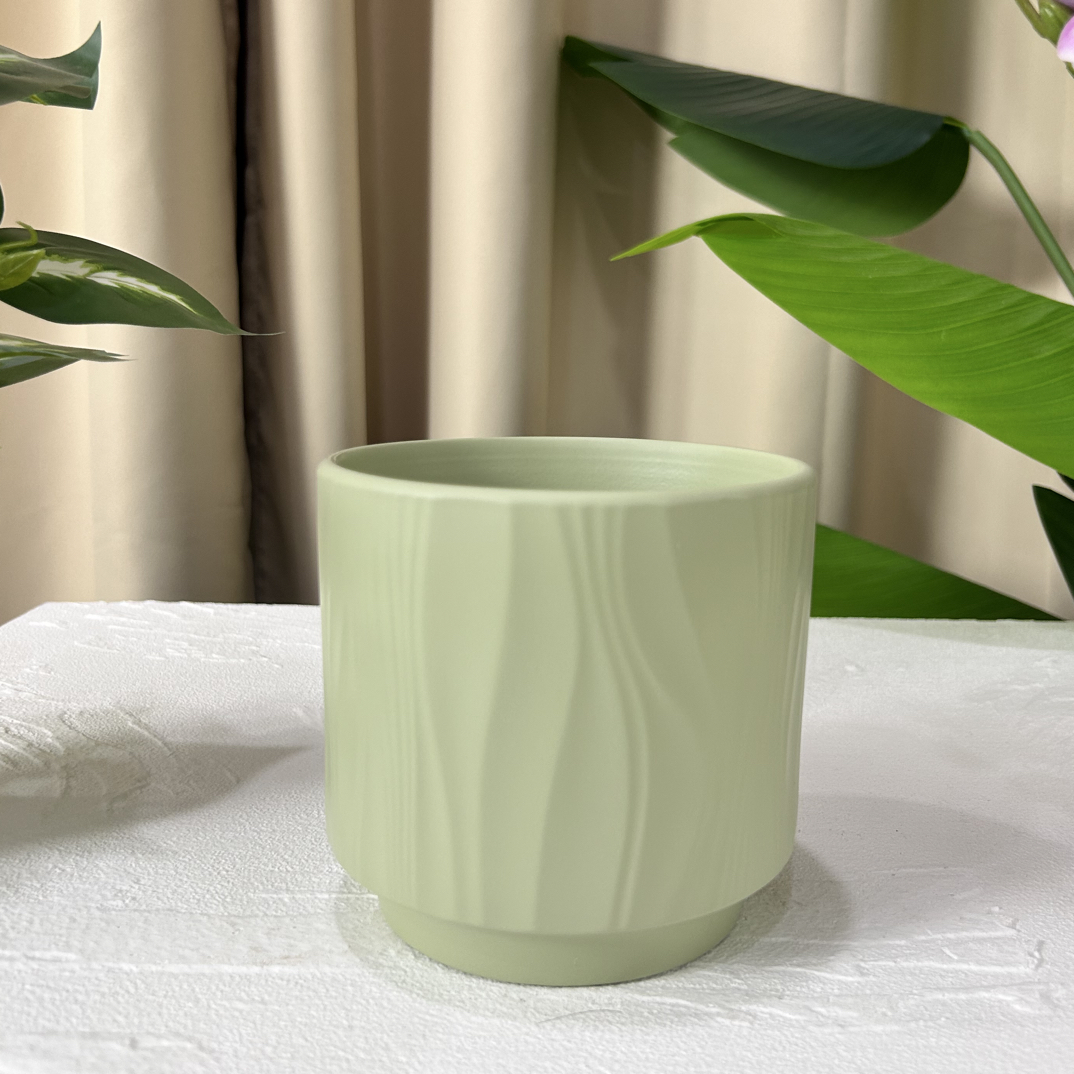 P37口12高12北欧风花盆适合种植蝴蝶兰多肉绿萝等绿植花卉