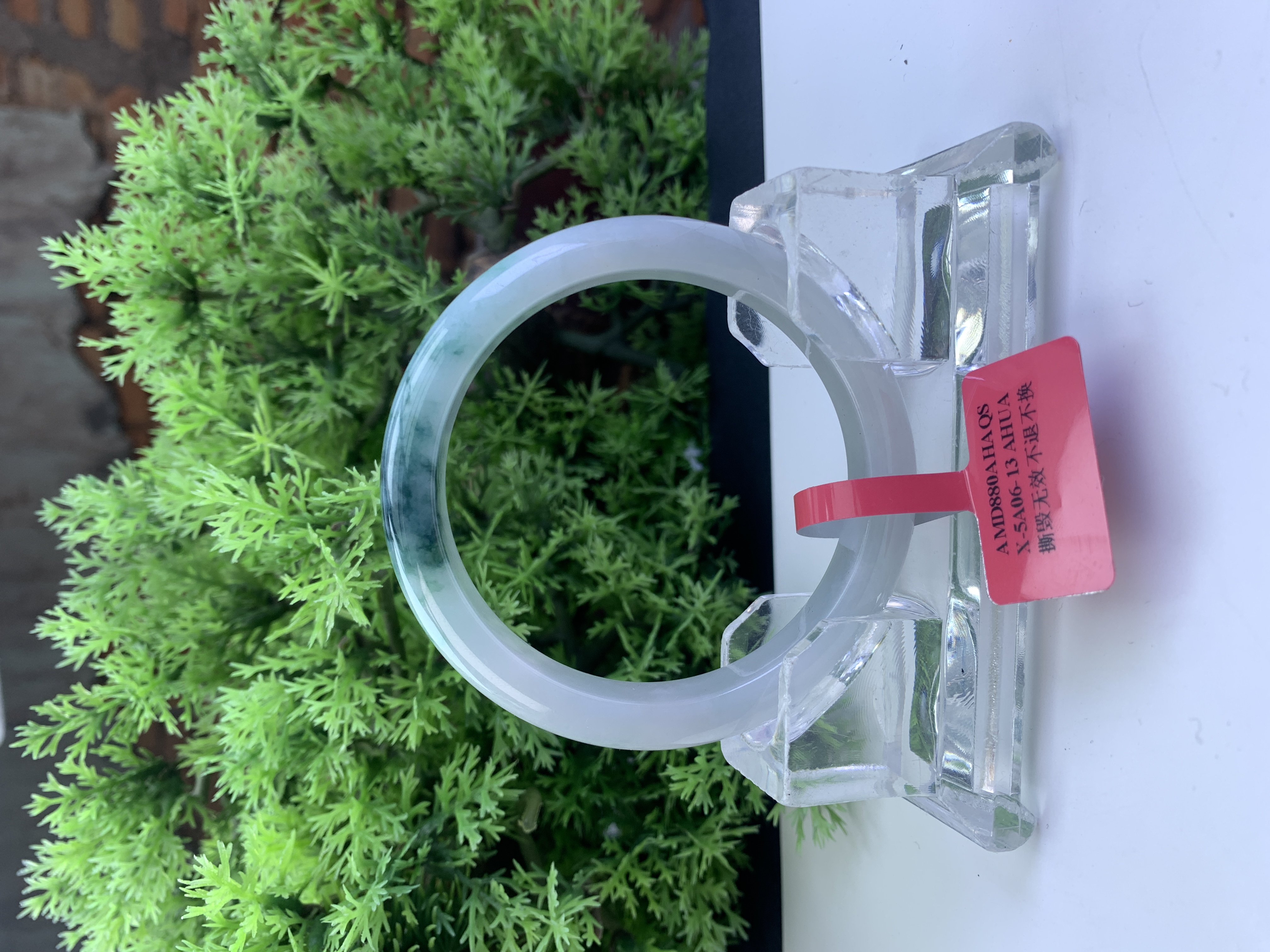 【刘思懿】天然缅甸A货翡翠手镯-S-8