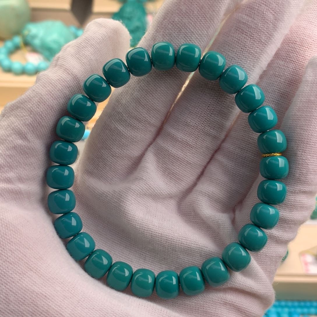 绿松石珠宝奇石未镶嵌M**蒋