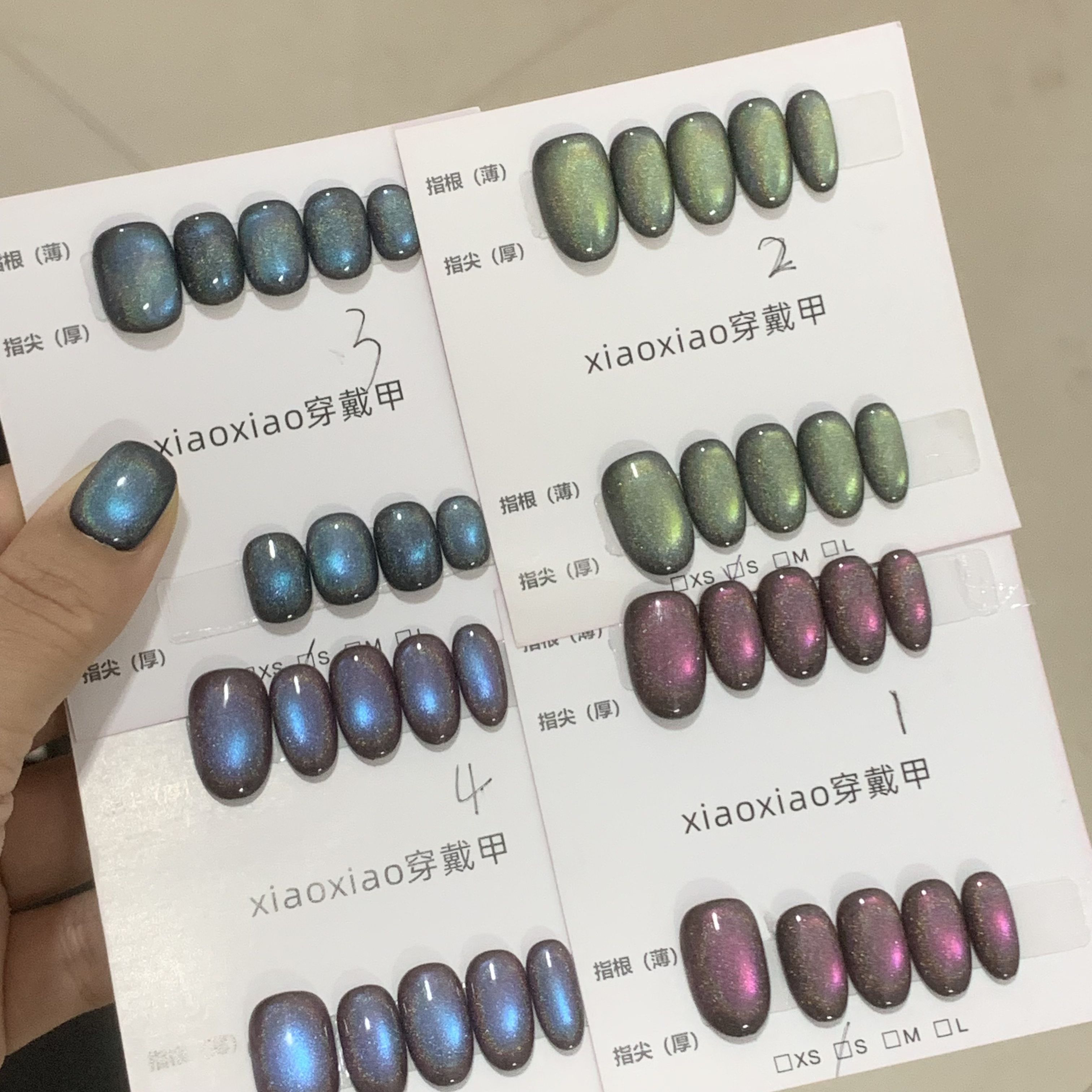 【行星系列】纯手工穿戴甲默认瑕疵完美勿扰no退no换