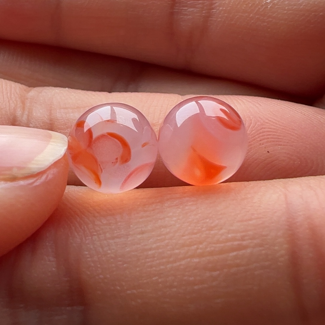 南红玛瑙圆珠8.6未镶嵌