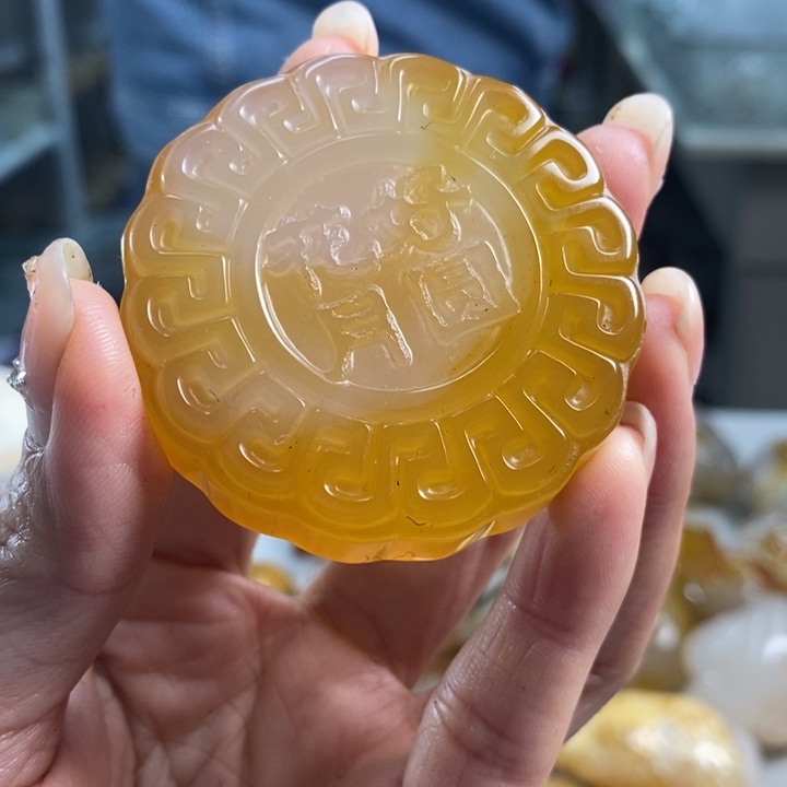 玛瑙/玉髓吊坠(不含链)未镶嵌