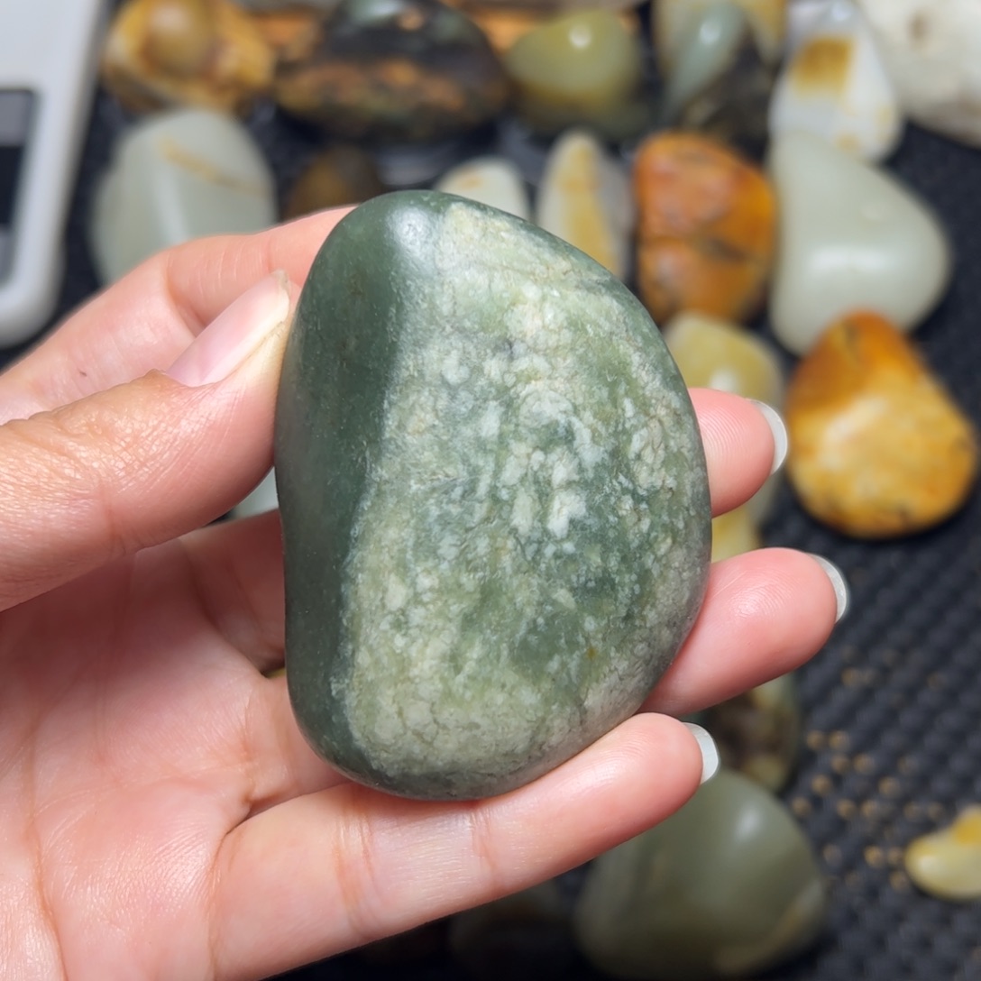 和田玉未镶嵌挂件89