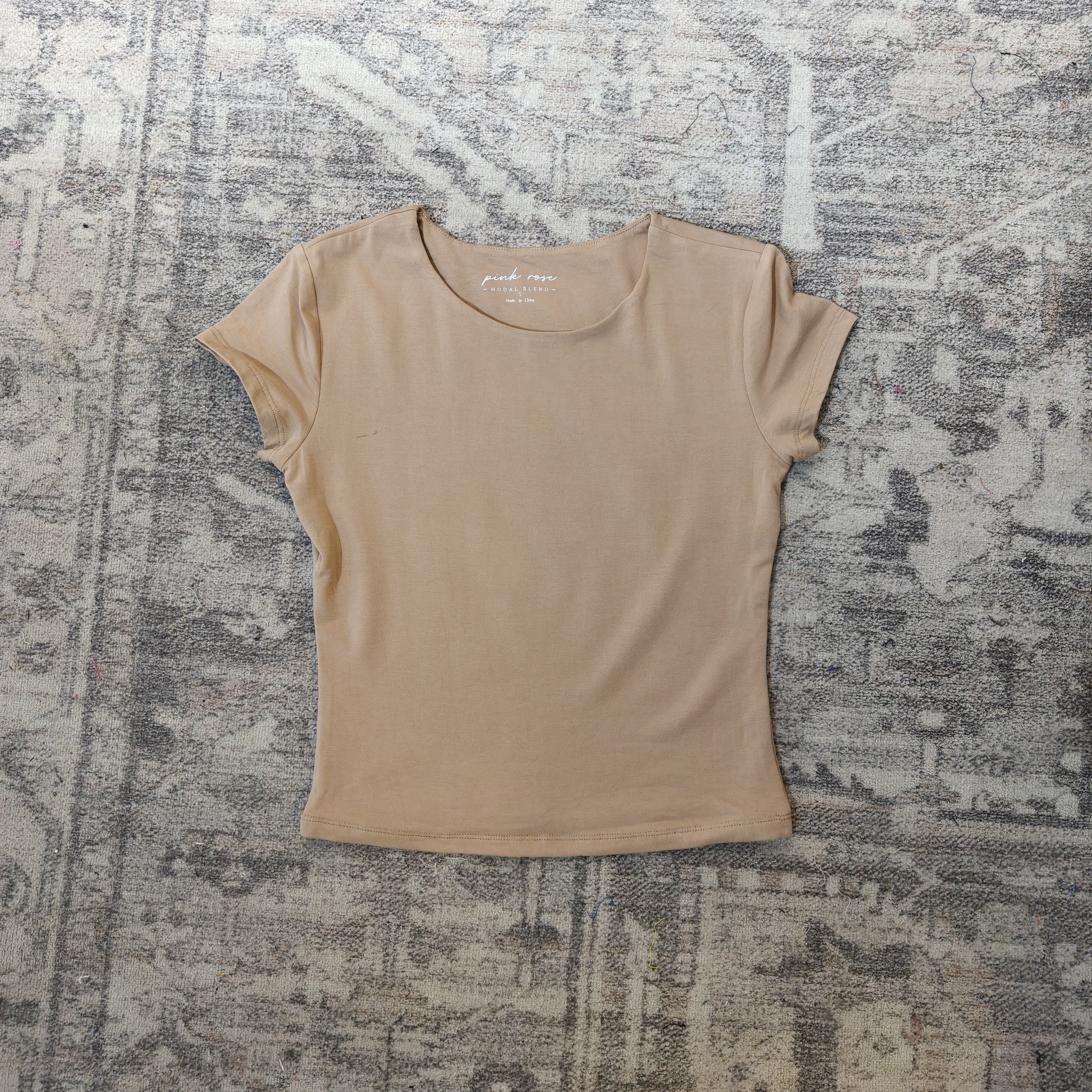 pinkrose磨毛棉短袖NO退换