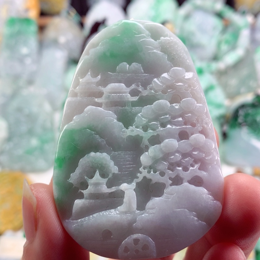 【闪购商品】翡翠吊坠(不含链)未镶嵌