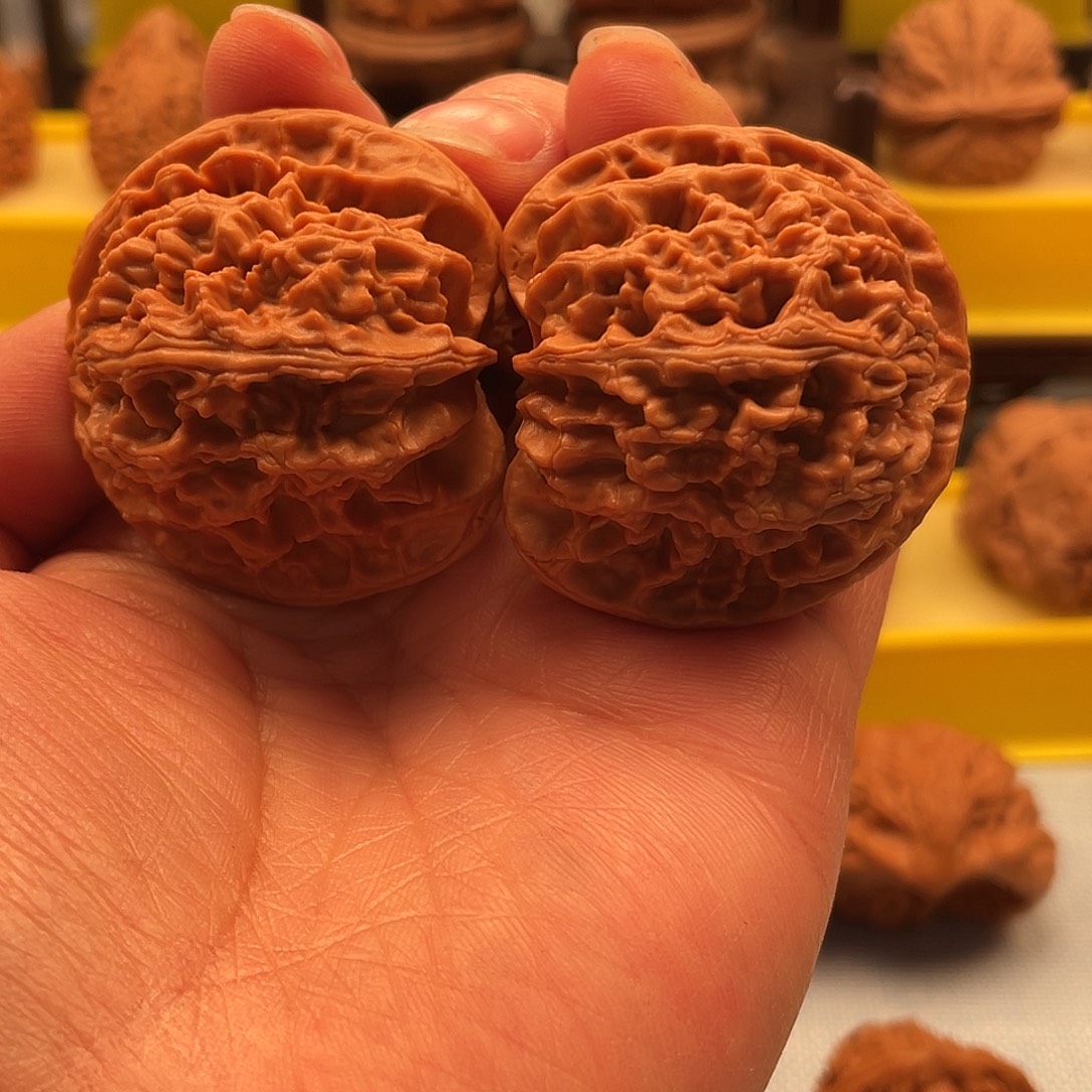 K***.把件文玩核桃苹果园