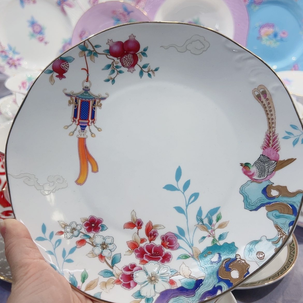 【闪购商品】骨瓷8寸平盘