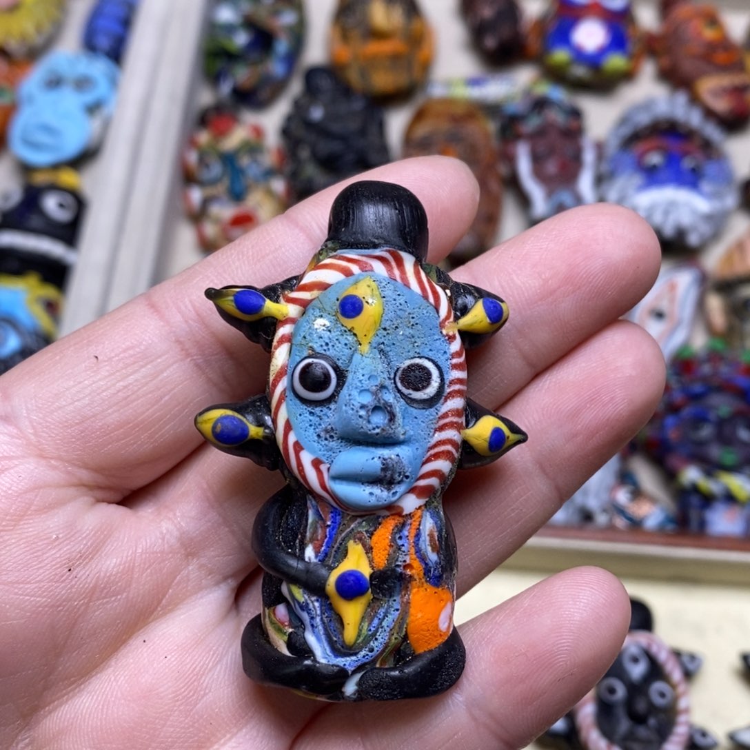 琉璃颈饰瑕疵外星人不退换095