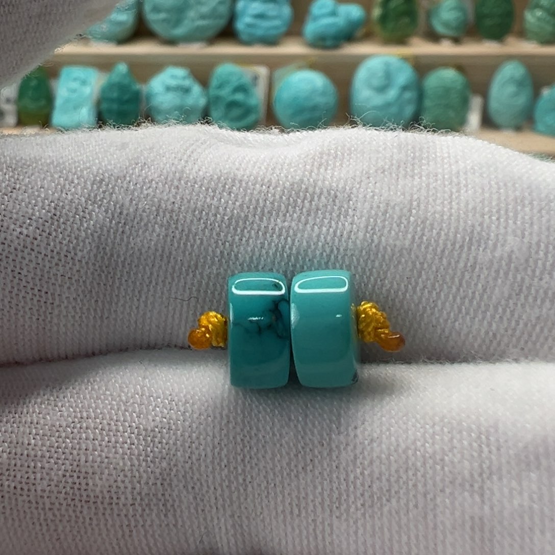 未镶嵌绿松石直切珠8mm