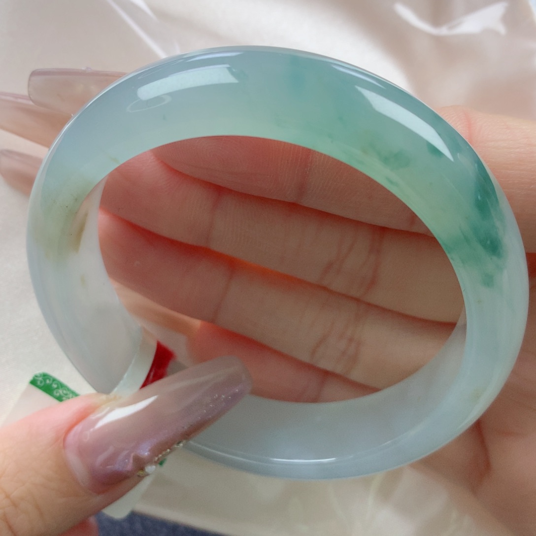 未镶嵌手镯翡翠缅甸天然翡翠A货54