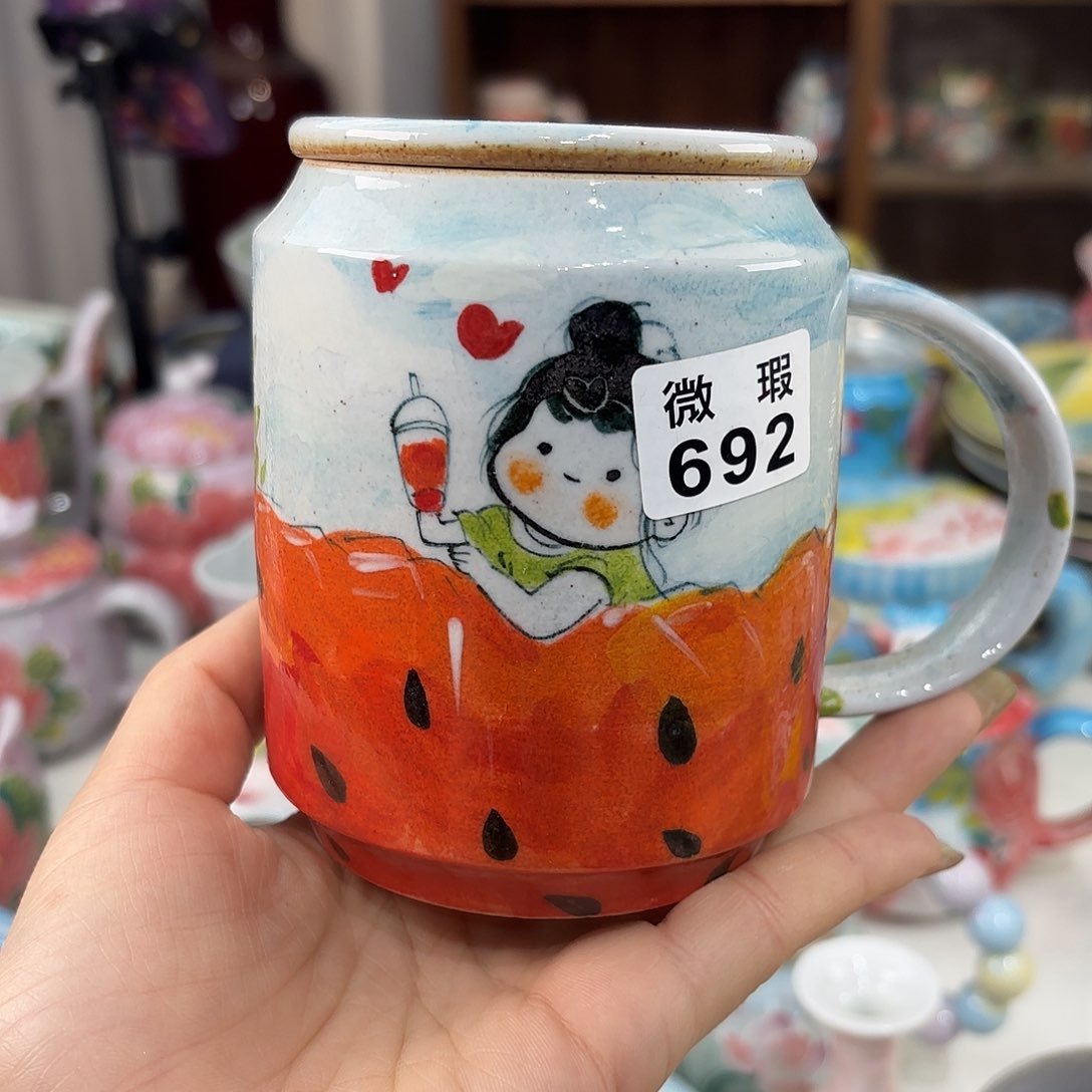 景德镇手绘高温釉下彩陶瓷茶具