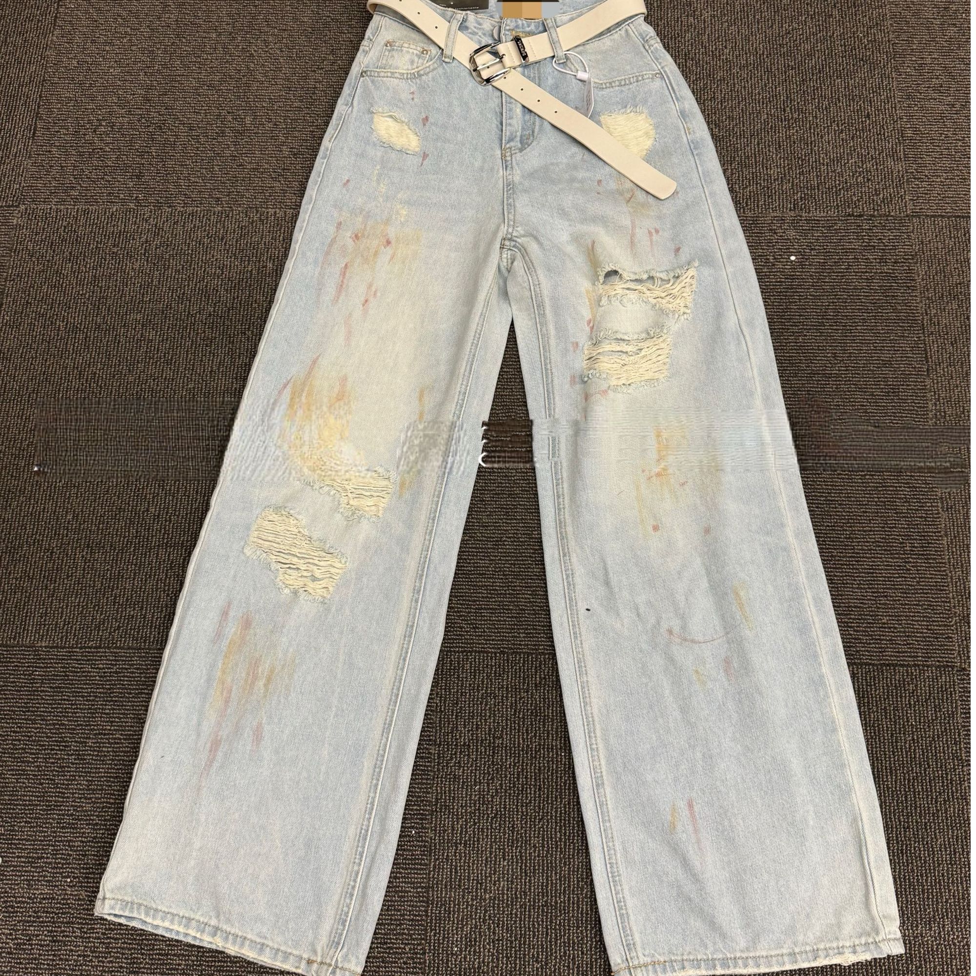 【a96】女牛仔长裤