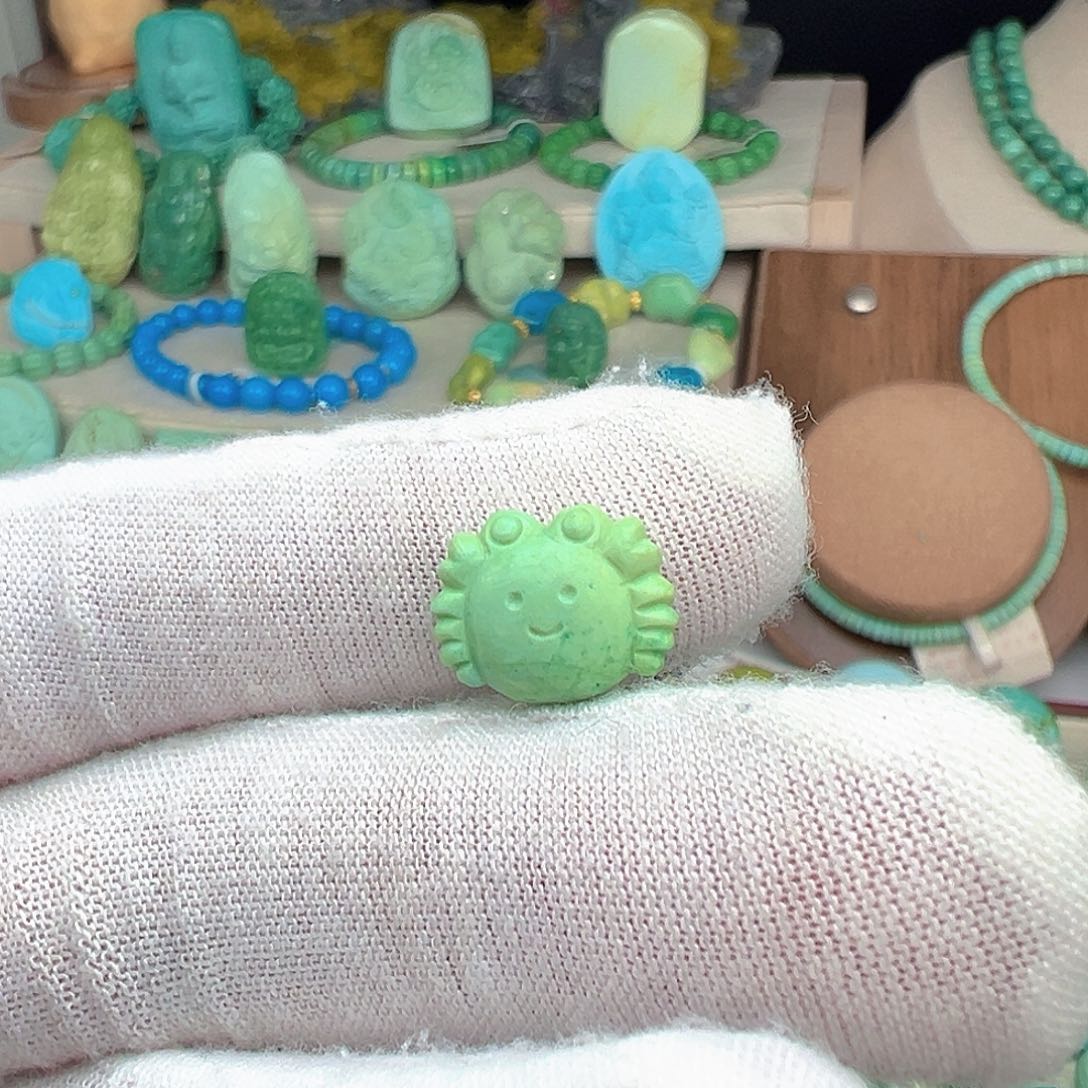 绿松石未镶嵌主播夏