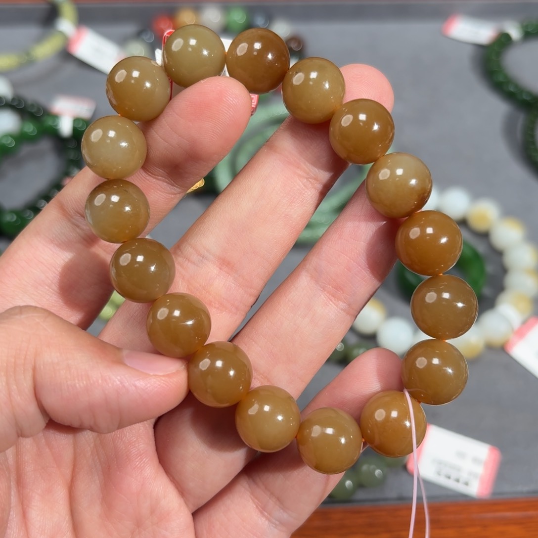 和田玉手串未镶嵌