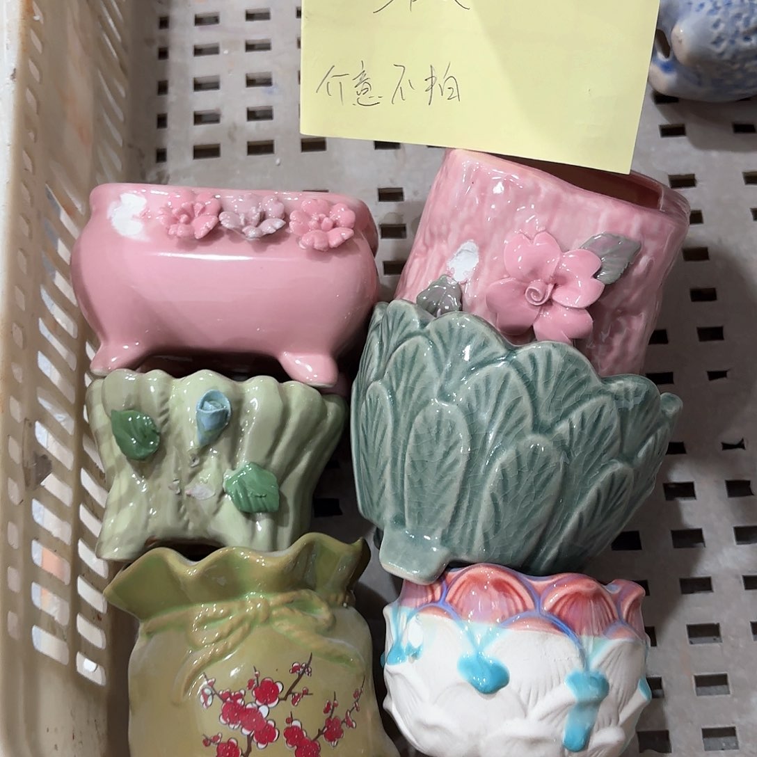 陶瓷陶瓷花盆，多肉花盆