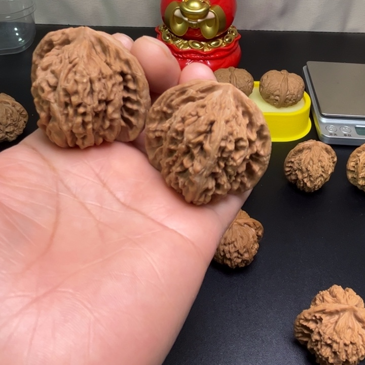 吊坠桃核四座楼44