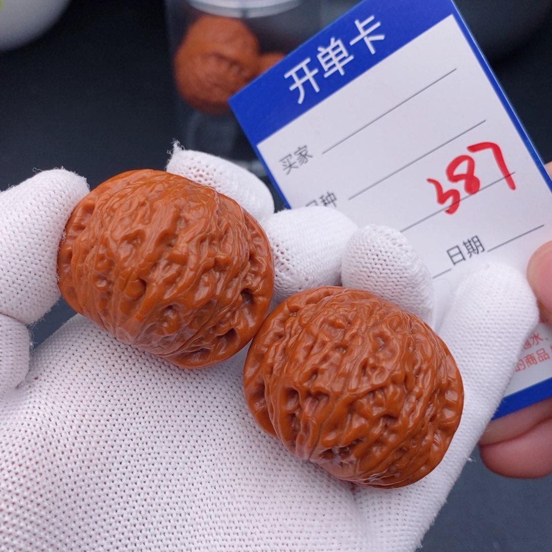 文玩核桃把件69铁锤387