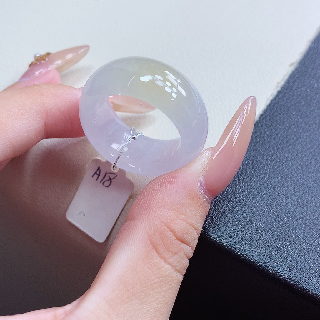 未镶嵌戒指翡翠23-24号