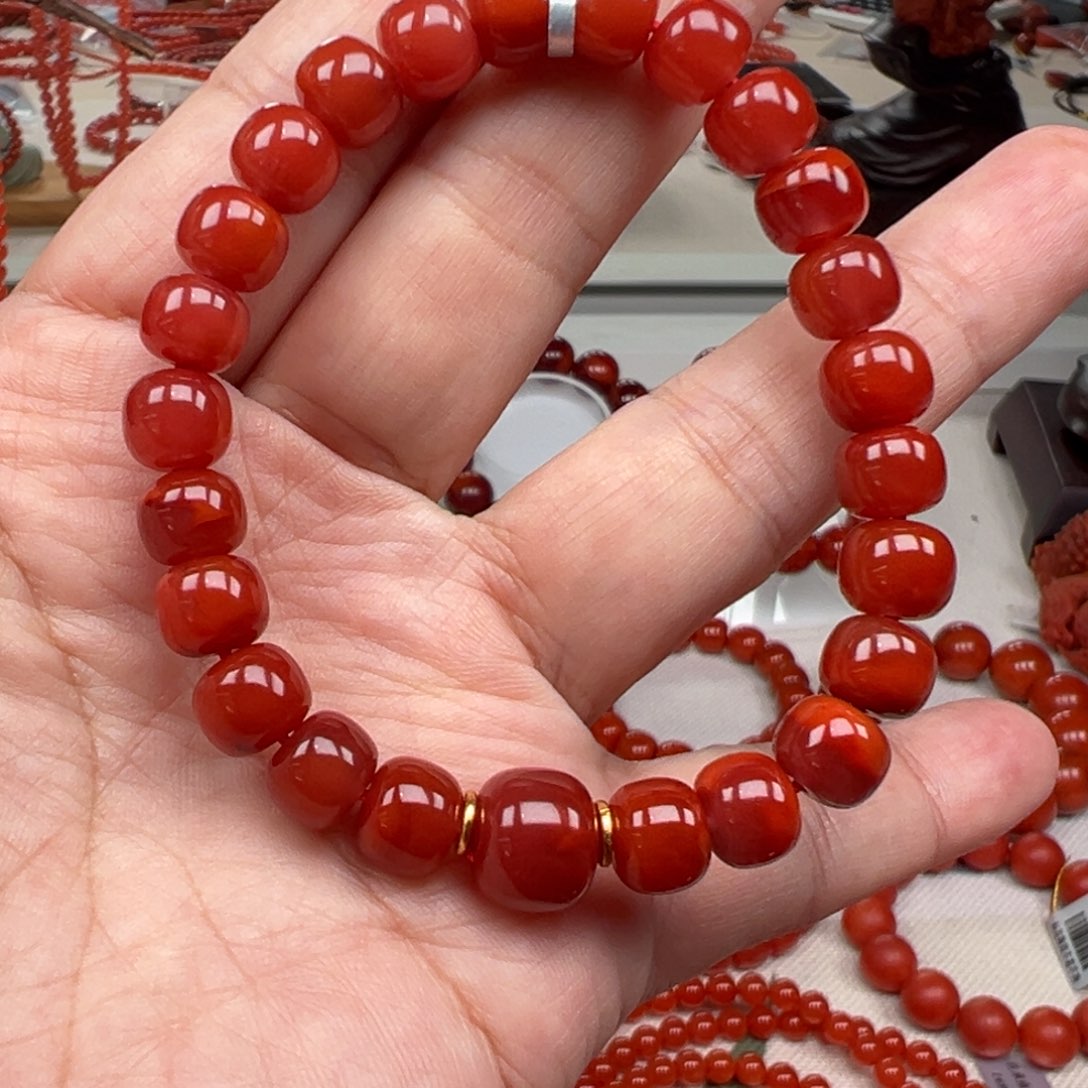未镶嵌手串南红玛瑙