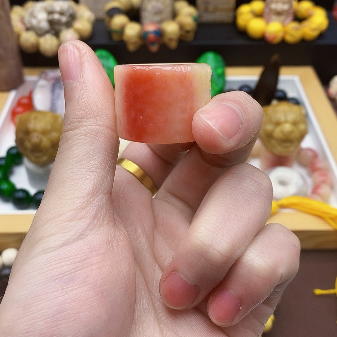 驼骨手串/手链圈口22驼骨血料扳指