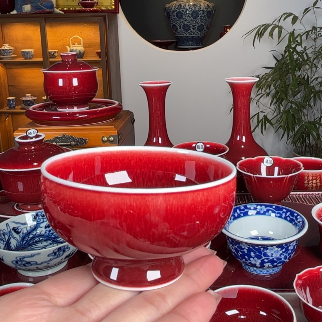 杯闻轩坊原矿朗红 禅定杯