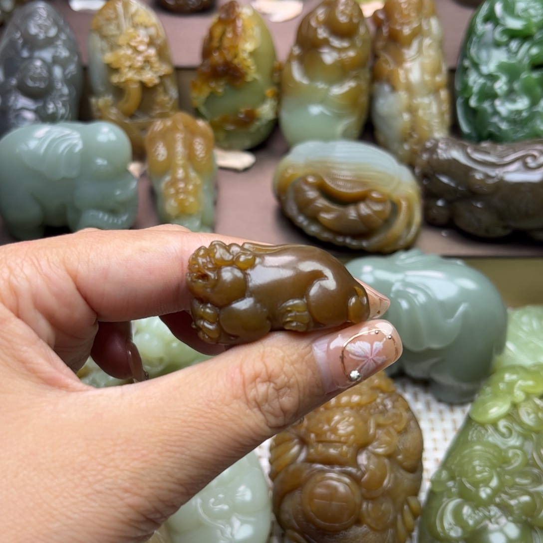 和田玉把件未镶嵌尚*