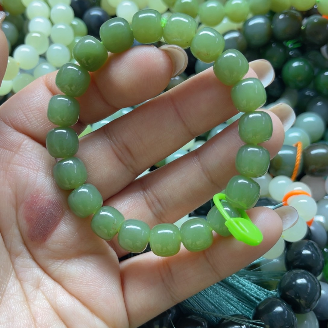 和田玉手链未镶嵌