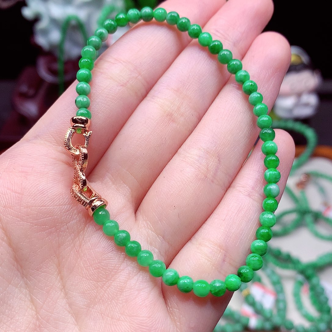 翡翠未镶嵌手链翡翠