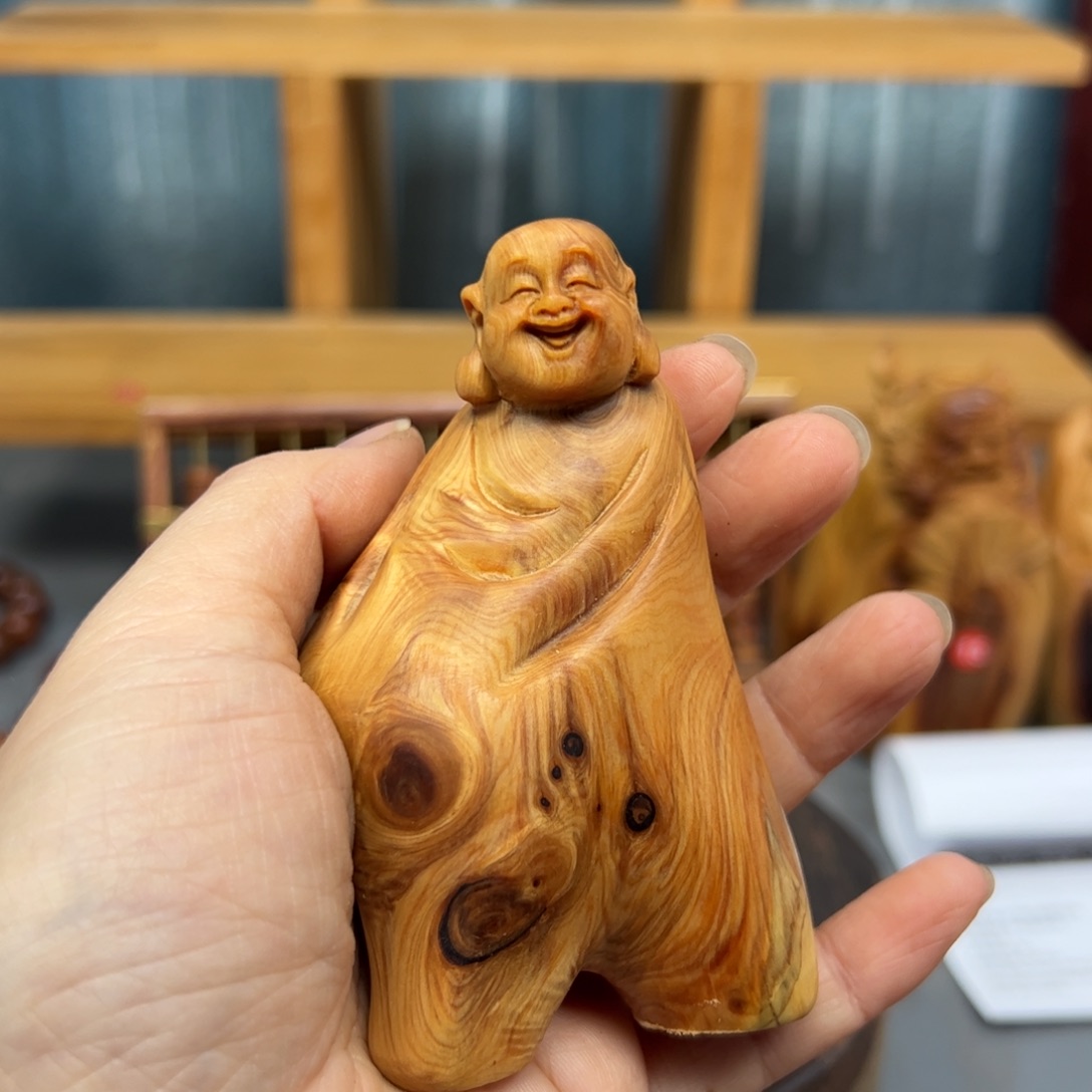 柏木崖柏木摆件手把件，92