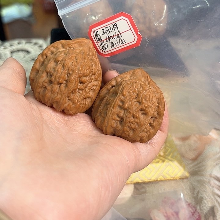 文玩核桃把件赤龙鸡心