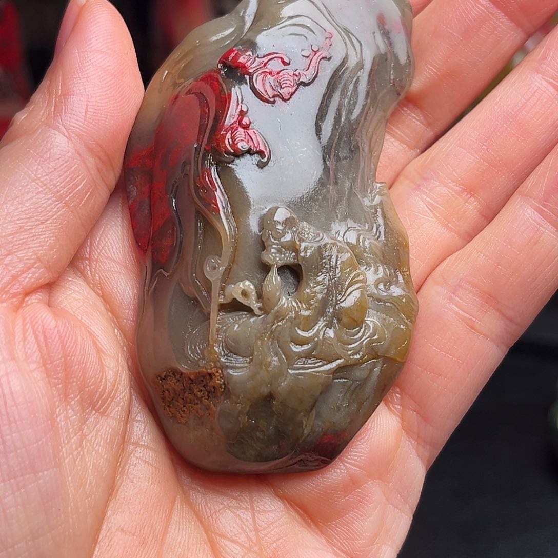 昌化石其他鸡血石手玩件