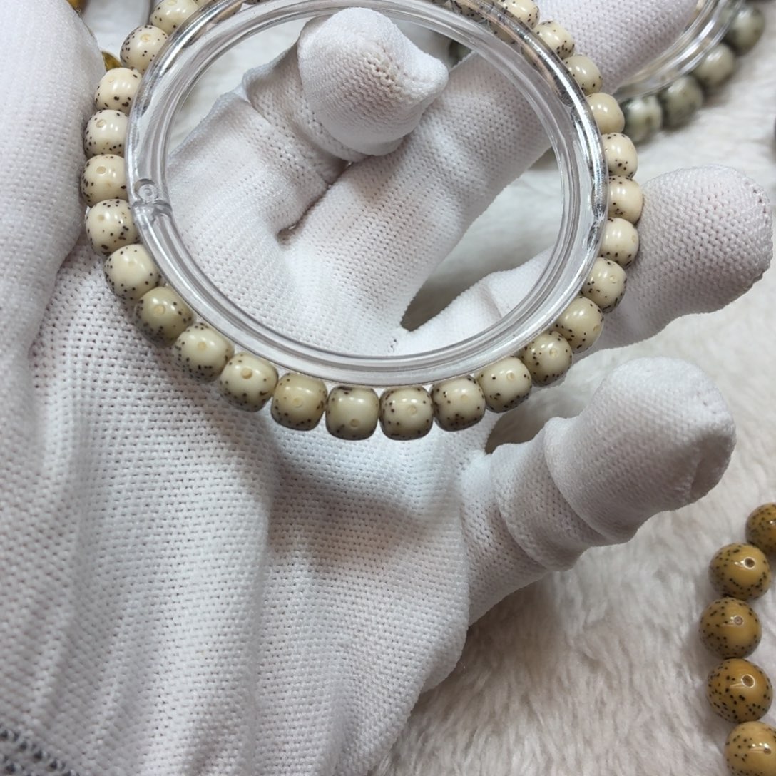 手串星月菩提瓷白76