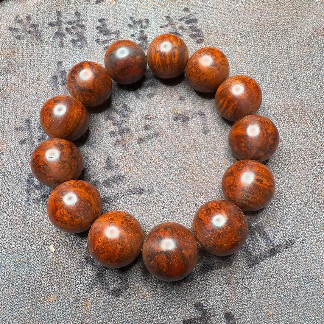 檀香紫檀（小叶紫檀）1.8/13印度小叶紫满瘤疤无科技