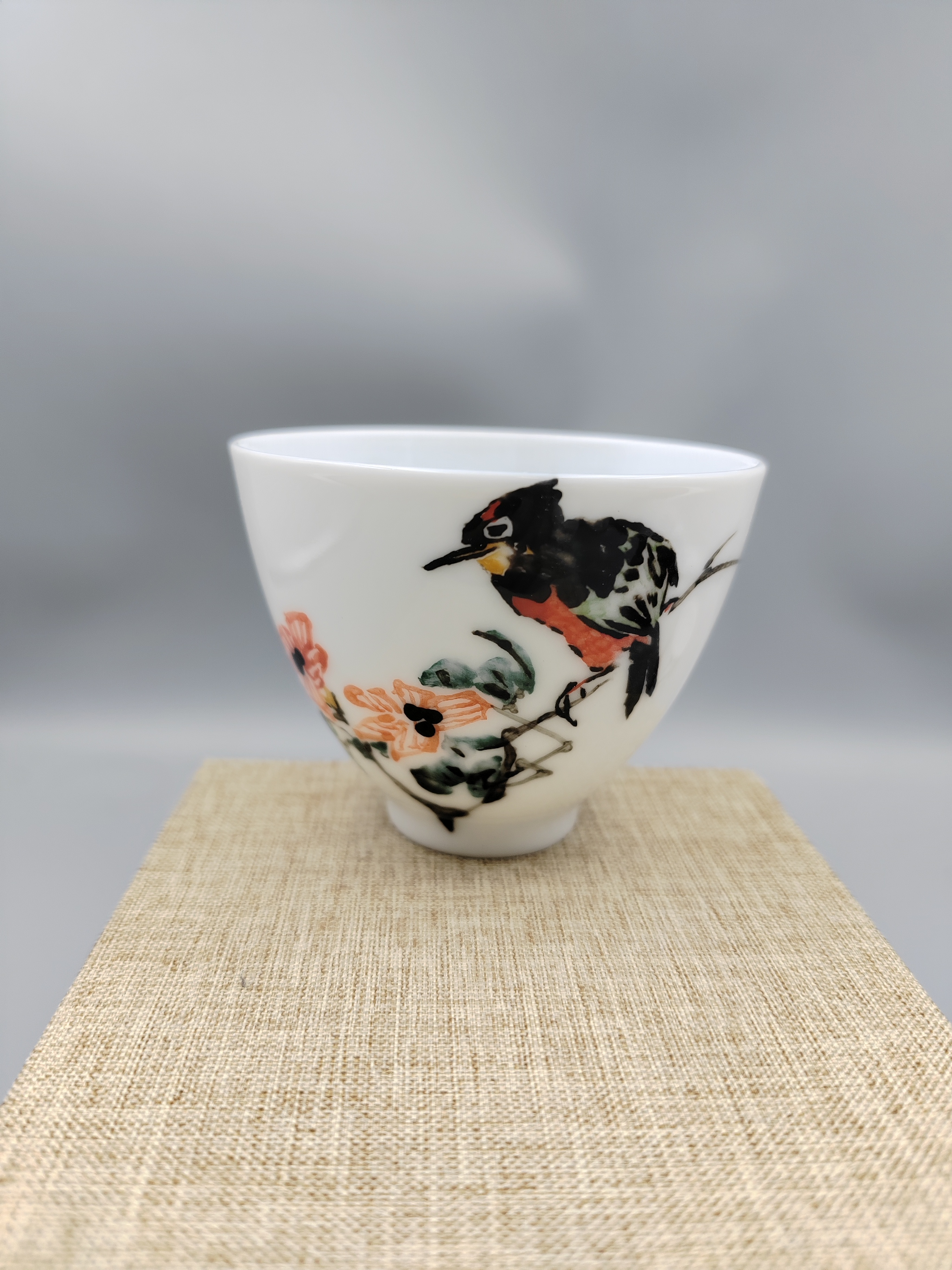 醴陵釉下五彩瓷   手工手绘  主人杯