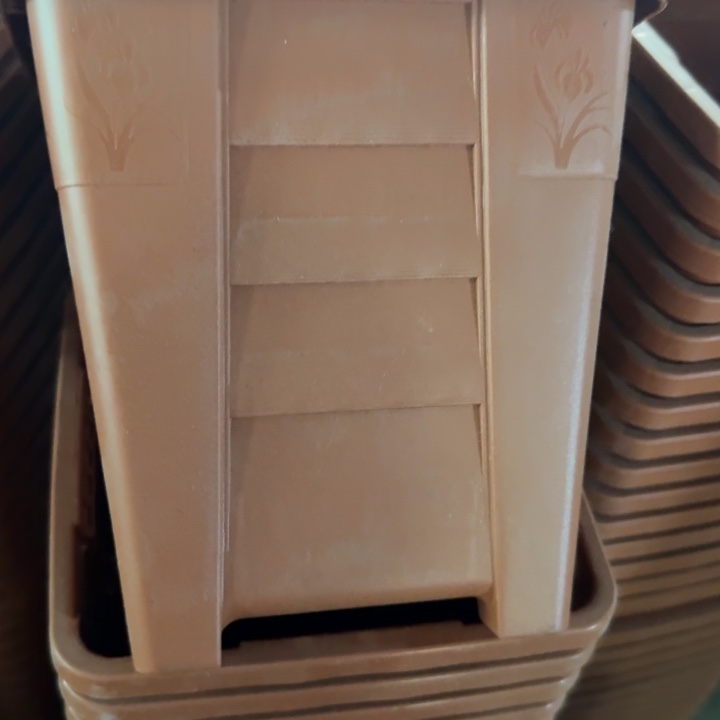 方盆1号砖红色11个无托