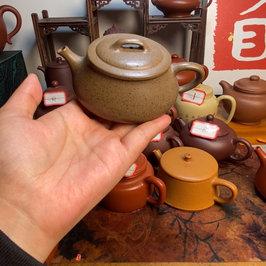 瓦瓢 半手工 紫砂壶