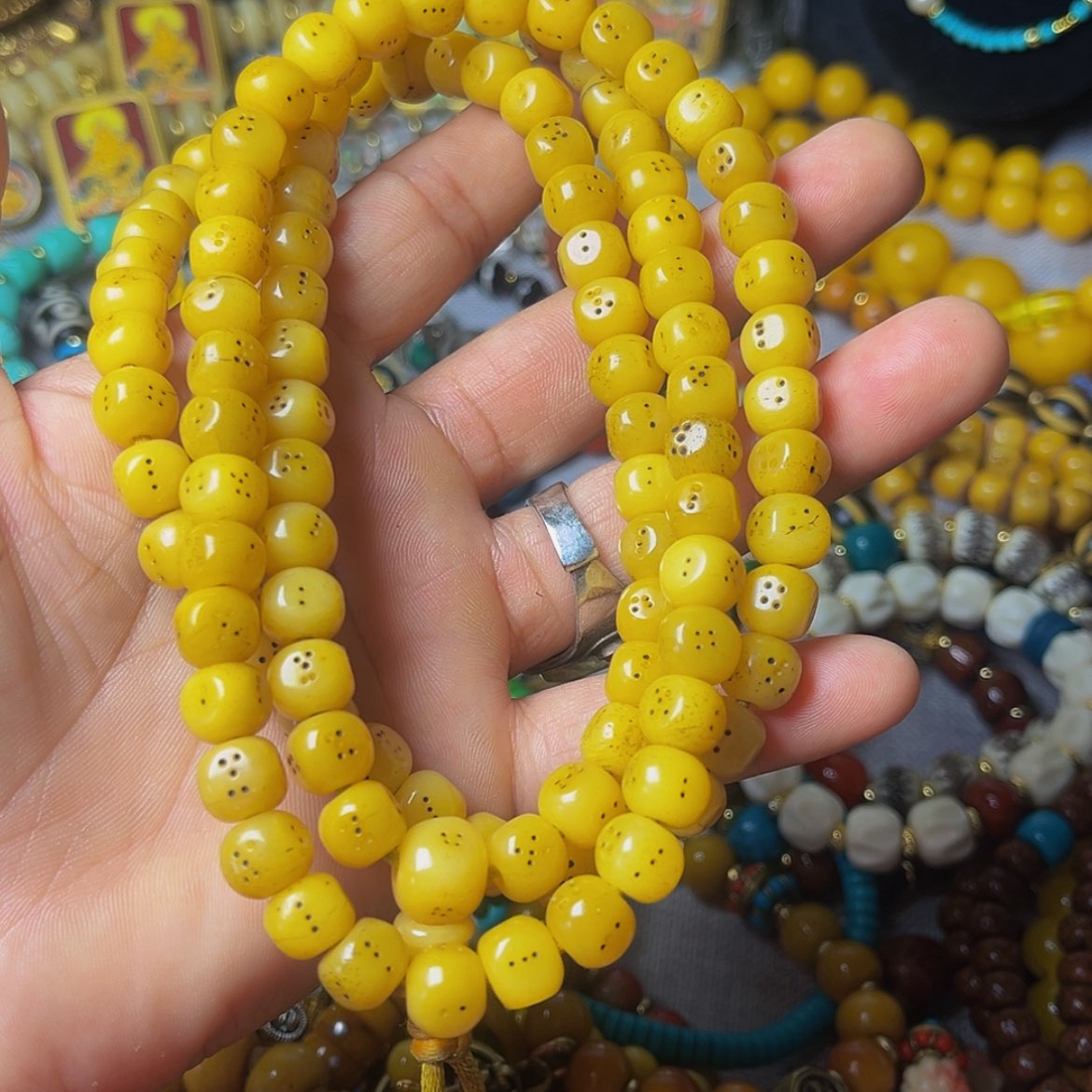 【闪购商品】玻璃颈饰普提手串/普提108