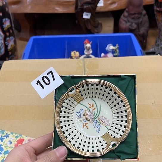 瓷片摆件工艺品瓷器摆件777 