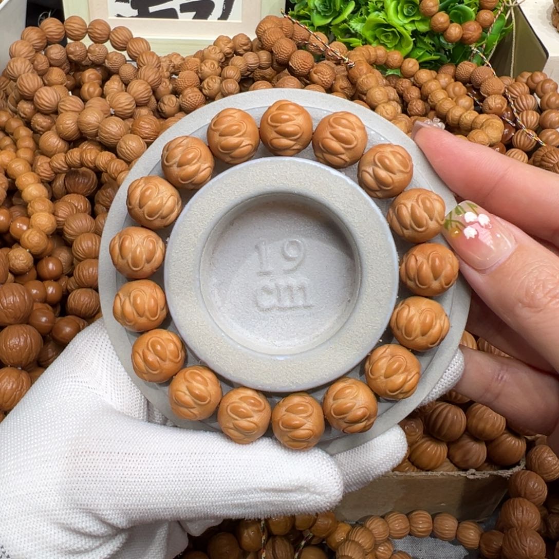 猴头核桃手串微瑕龙炎吞噬
