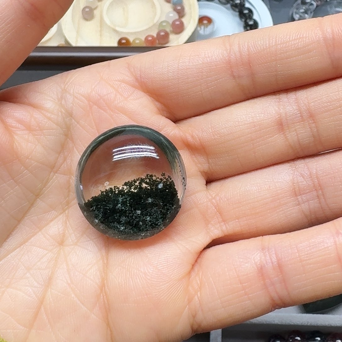 团***团水晶吊坠(赠链)未镶嵌