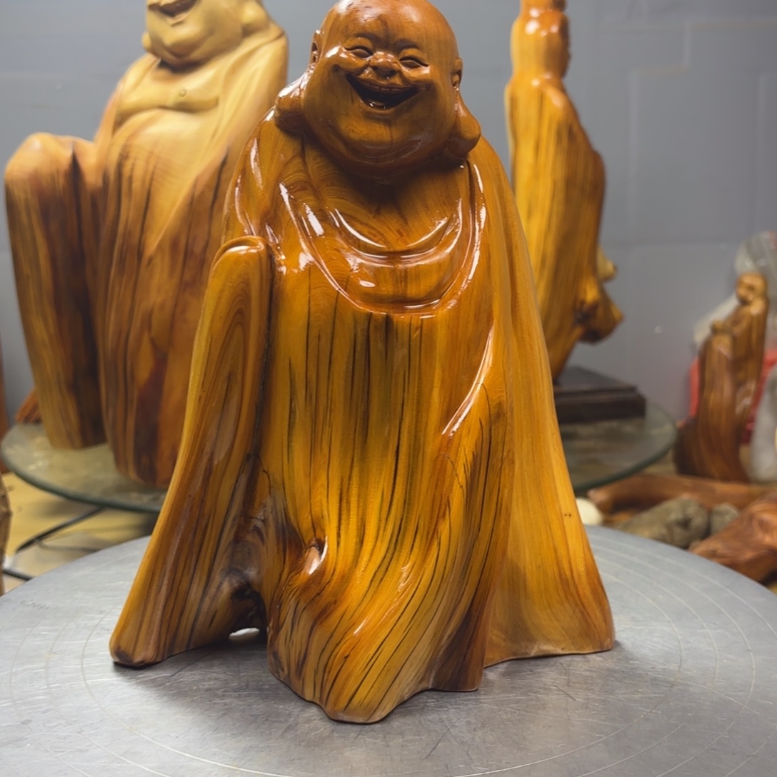 核桃木/黑胡桃（胡桃木）崖柏摆件66666666666