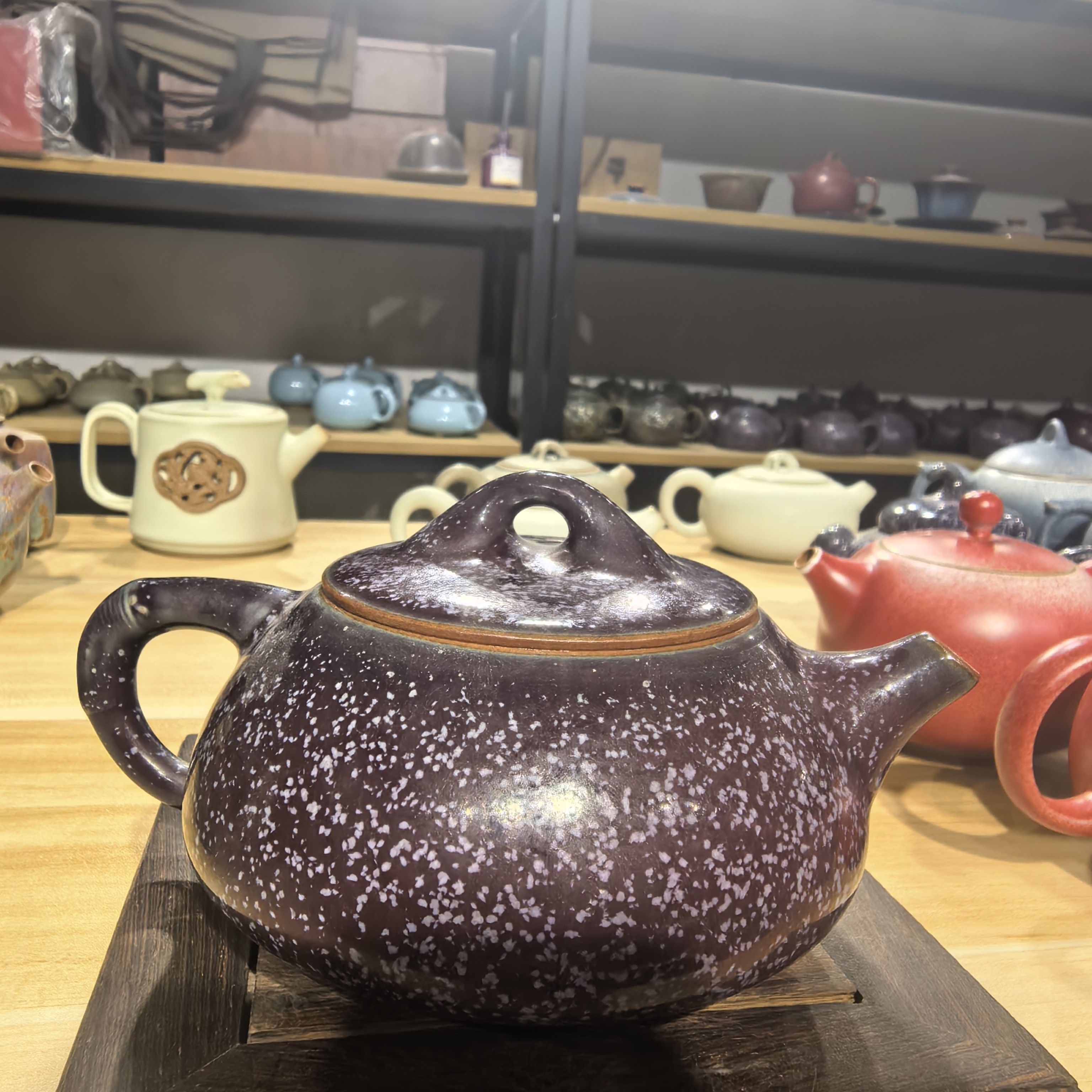 中国神后钧瓷茶具西施壶